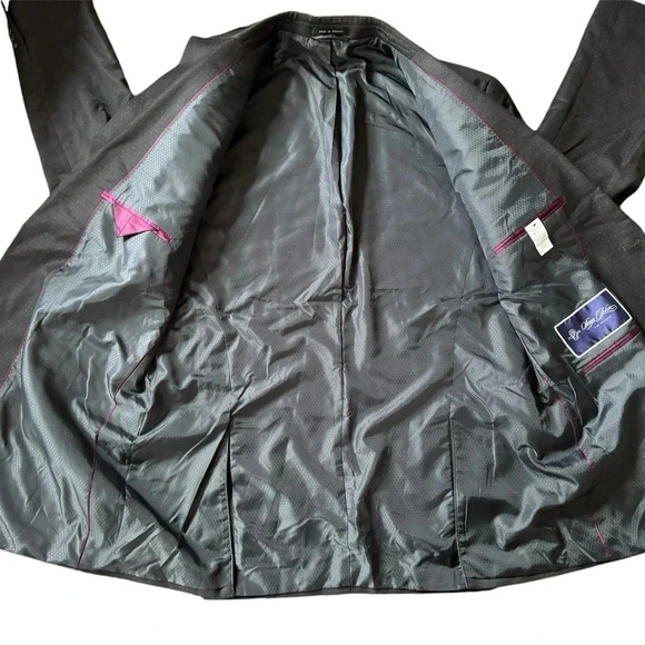 Sean John Fine Tailoring Blazer/sports Coat Dark Gray Men Size 46XL - Picture 5 of 6